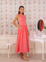 LOW WAIST MAXI DRESS