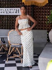 Shoulder - Tie Detailed Peplum Top