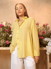 BUTTON DOWN OVERSIZED SHIRT